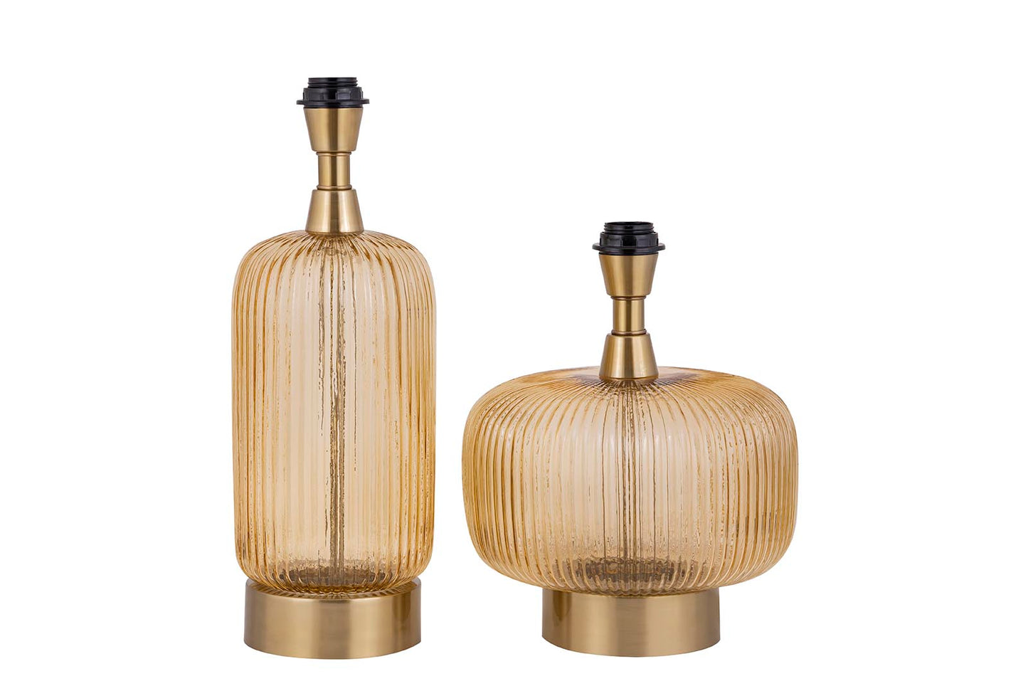 Juliet Amber Glass Lampbase Long