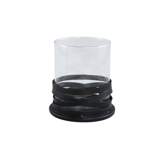 Messin Black Metal Stormlight Swirl Frame Round