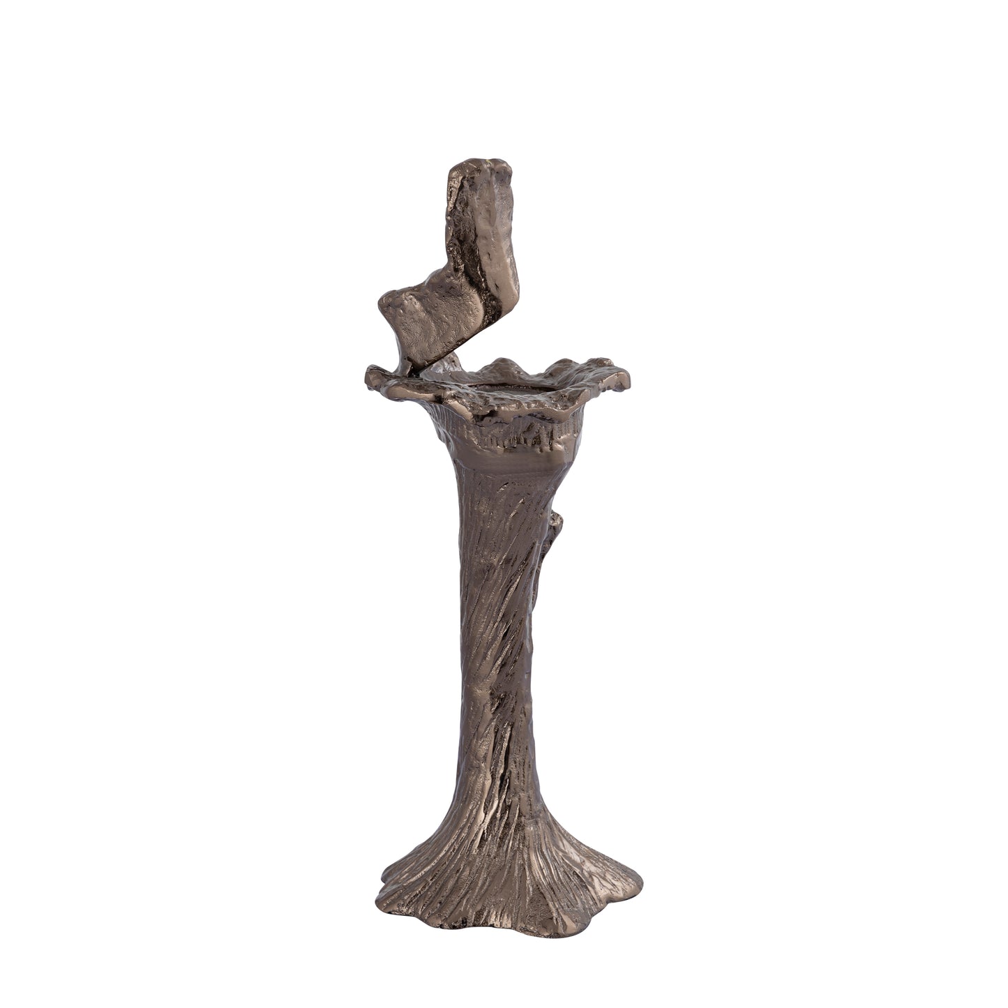 Mataly Brass Casted Alu Candle Holder S