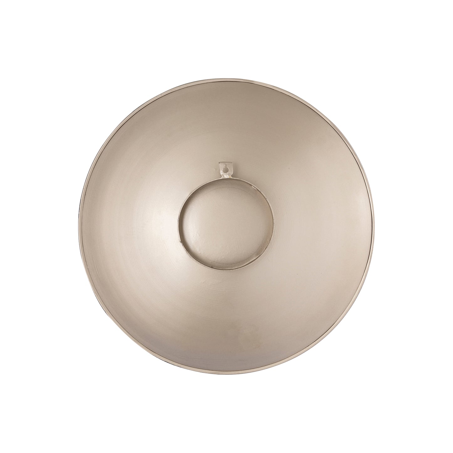 Maran Beige Shiny Iron Wall Panel Round S