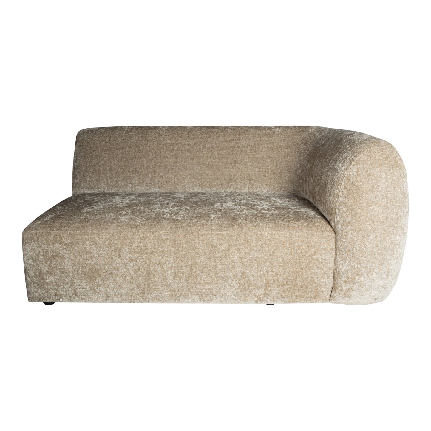 Lujo Sofa Cream Fiore Fabric 2 Seater Arm Right