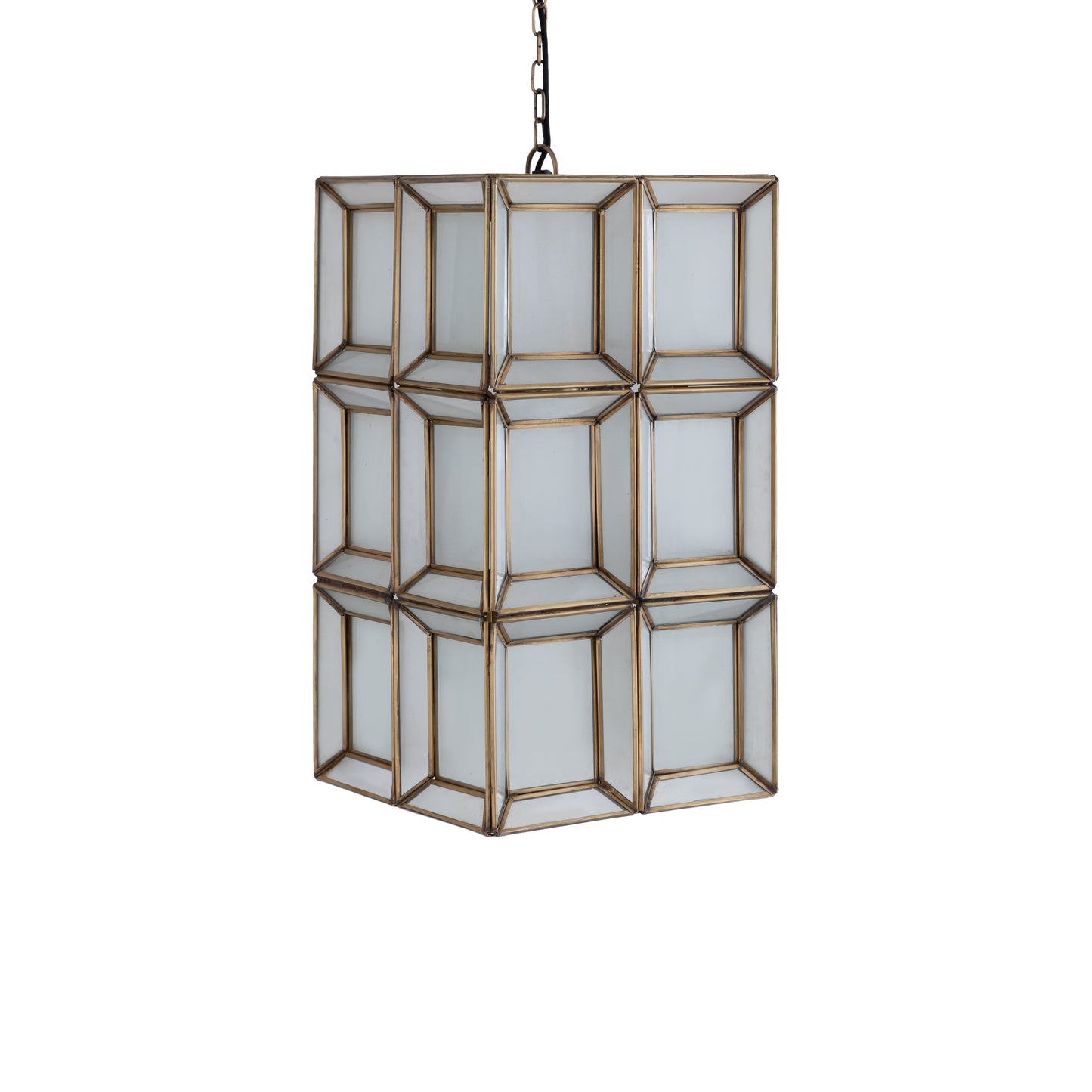 Layra White Milk Glass Hanging Lamp Antique