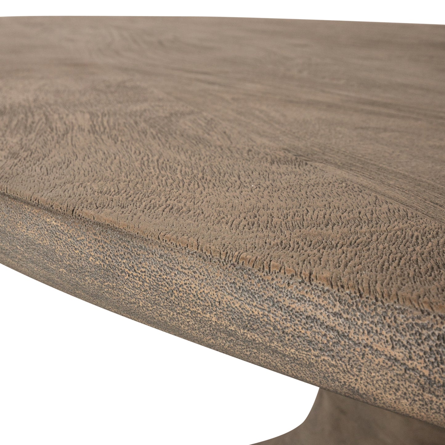 Nemo Grey Mango Wooden Dining Table Oval 220cm