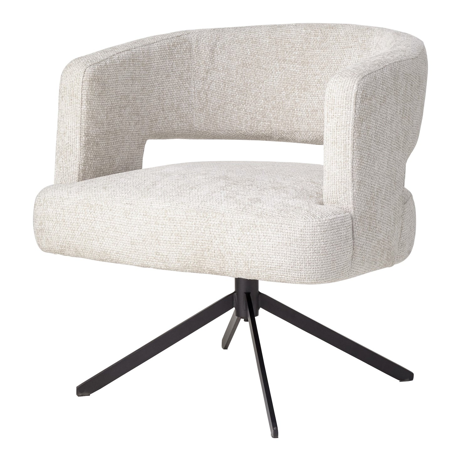 Baldr Cream Dining Chair Legacy 15 Dove Black Leg
