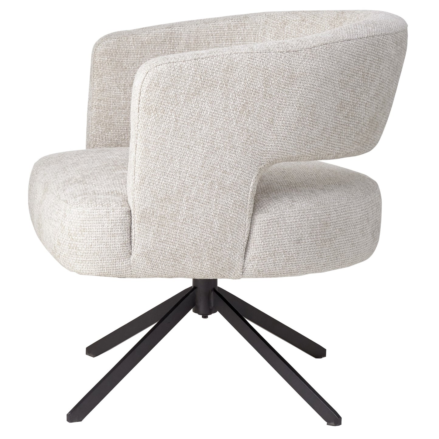 Baldr Cream Dining Chair Legacy 15 Dove Black Leg