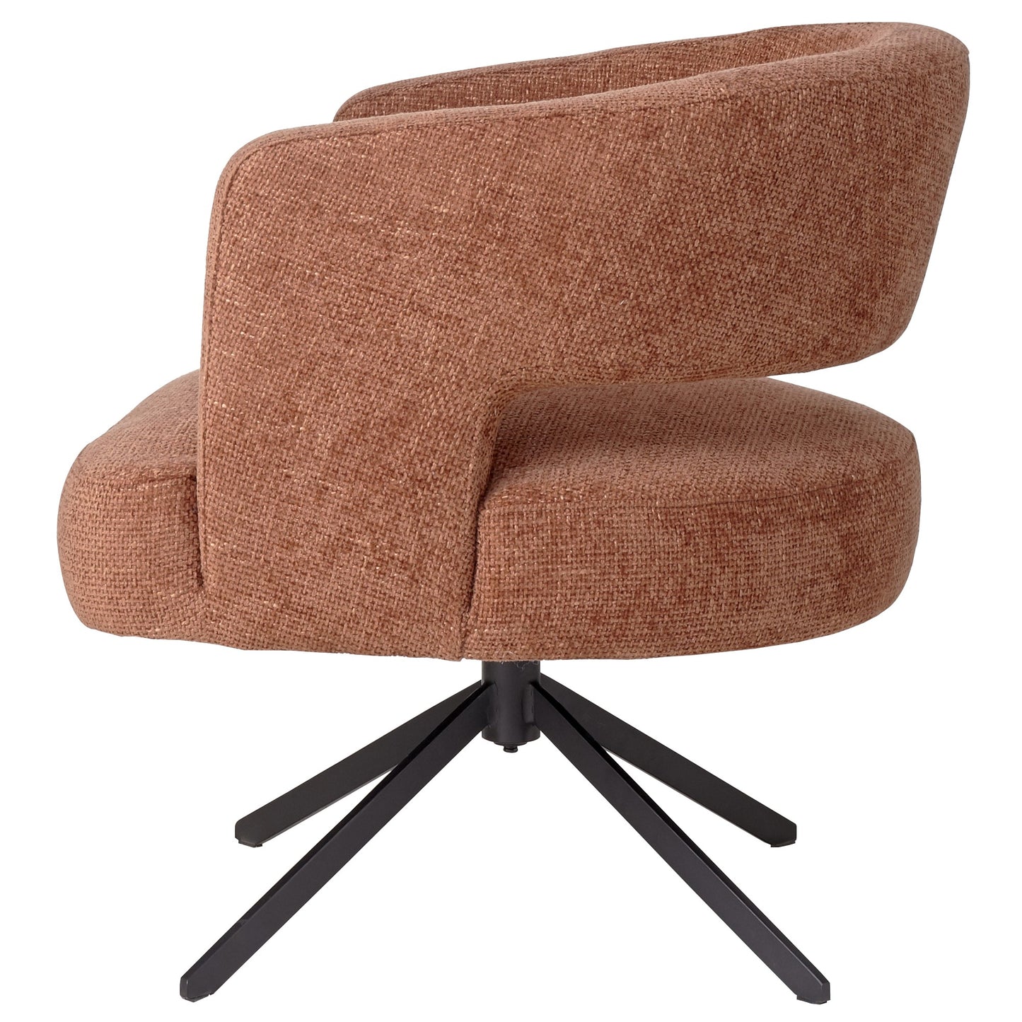 Baldr Rust Diningchair Legacy6 Deepterra Black Leg