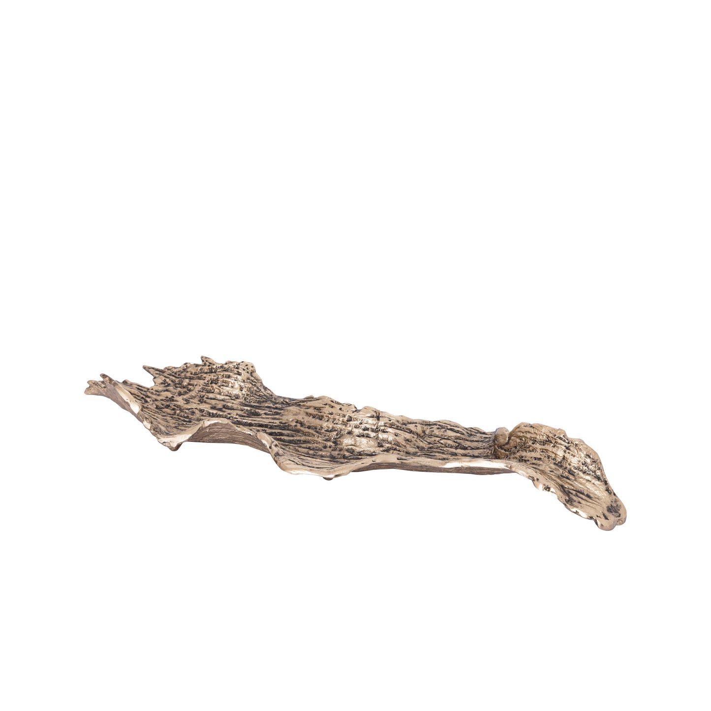 Aitana Gold Casted Alu Wavy Bowl Small