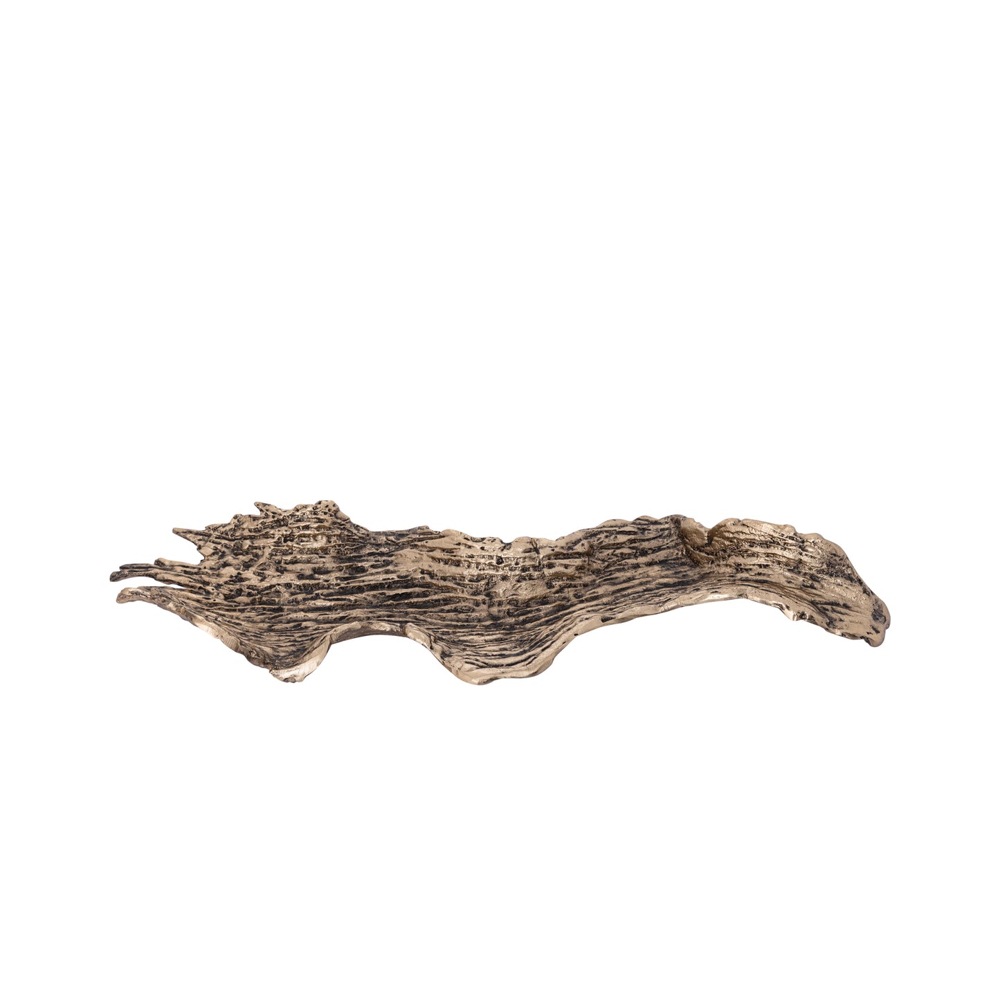 Aitana Gold Casted Alu Wavy Bowl Small