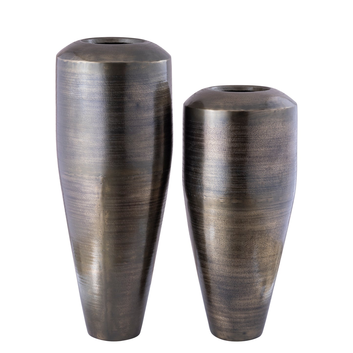 Micheal GunMetal Alu Sheet Pot High Round L