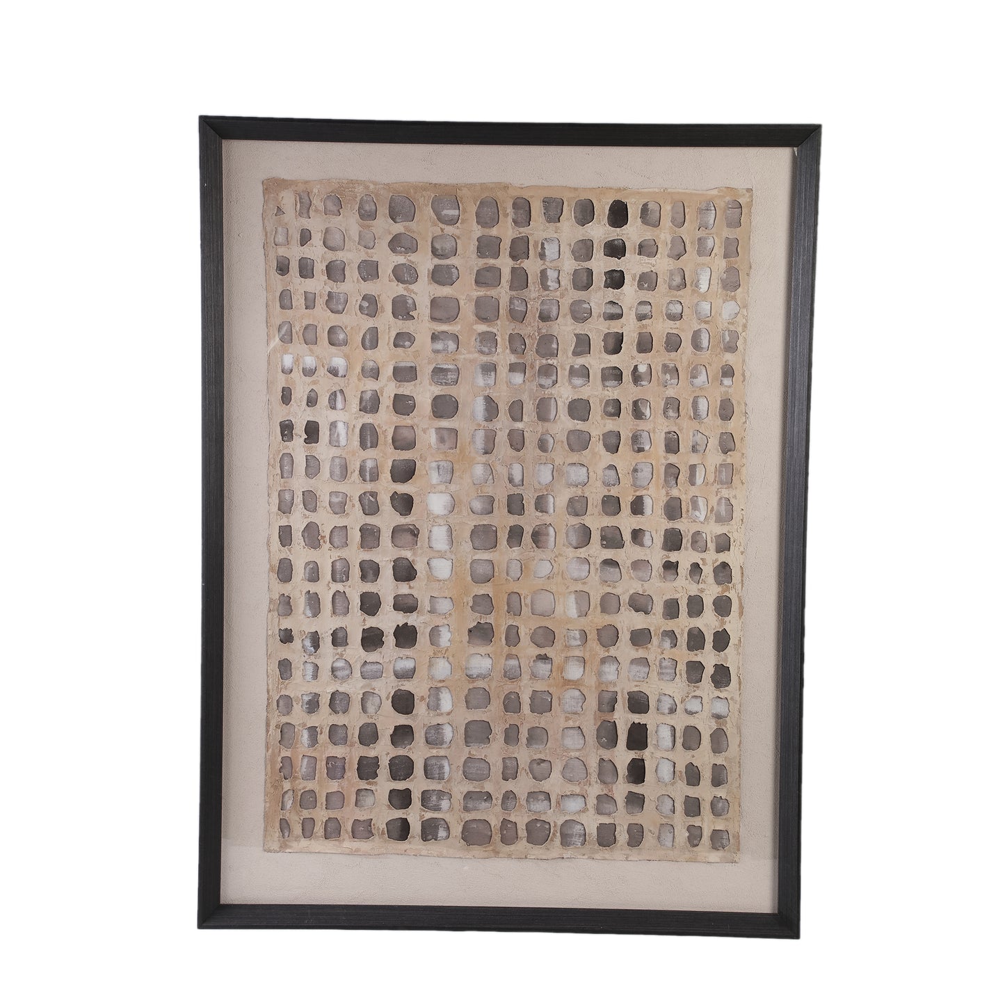 Carmell Cream Framed Wall Panel PS Board Rectangle