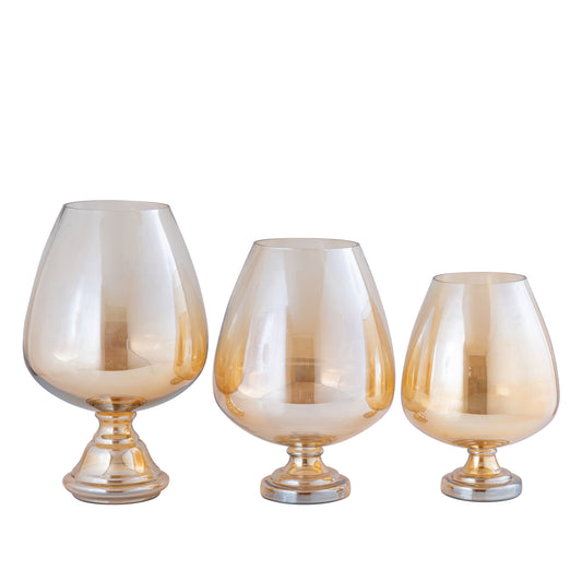 Alwine Gold Glass Stormlight On Base Shiny L