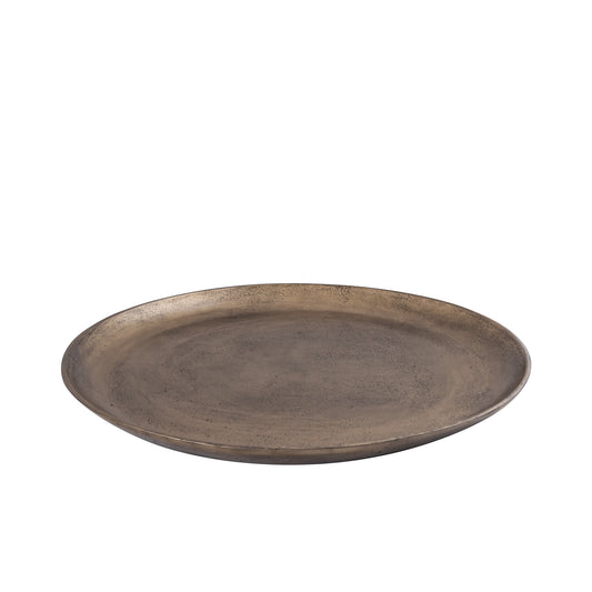 Afta Gold Casted Alu Simple Plate Round L
