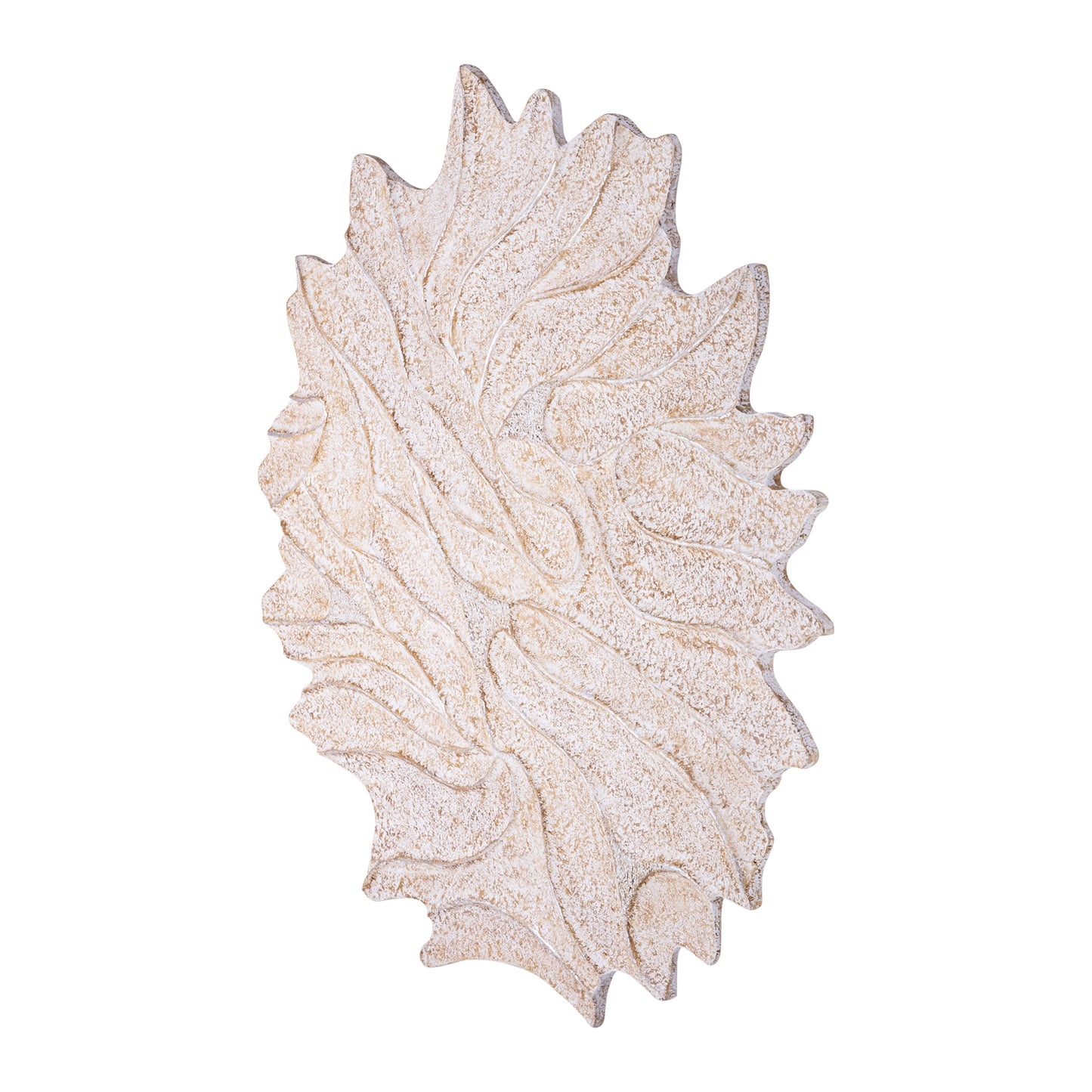 Ceanna Cream MDF Wall Panel Wavy Round L