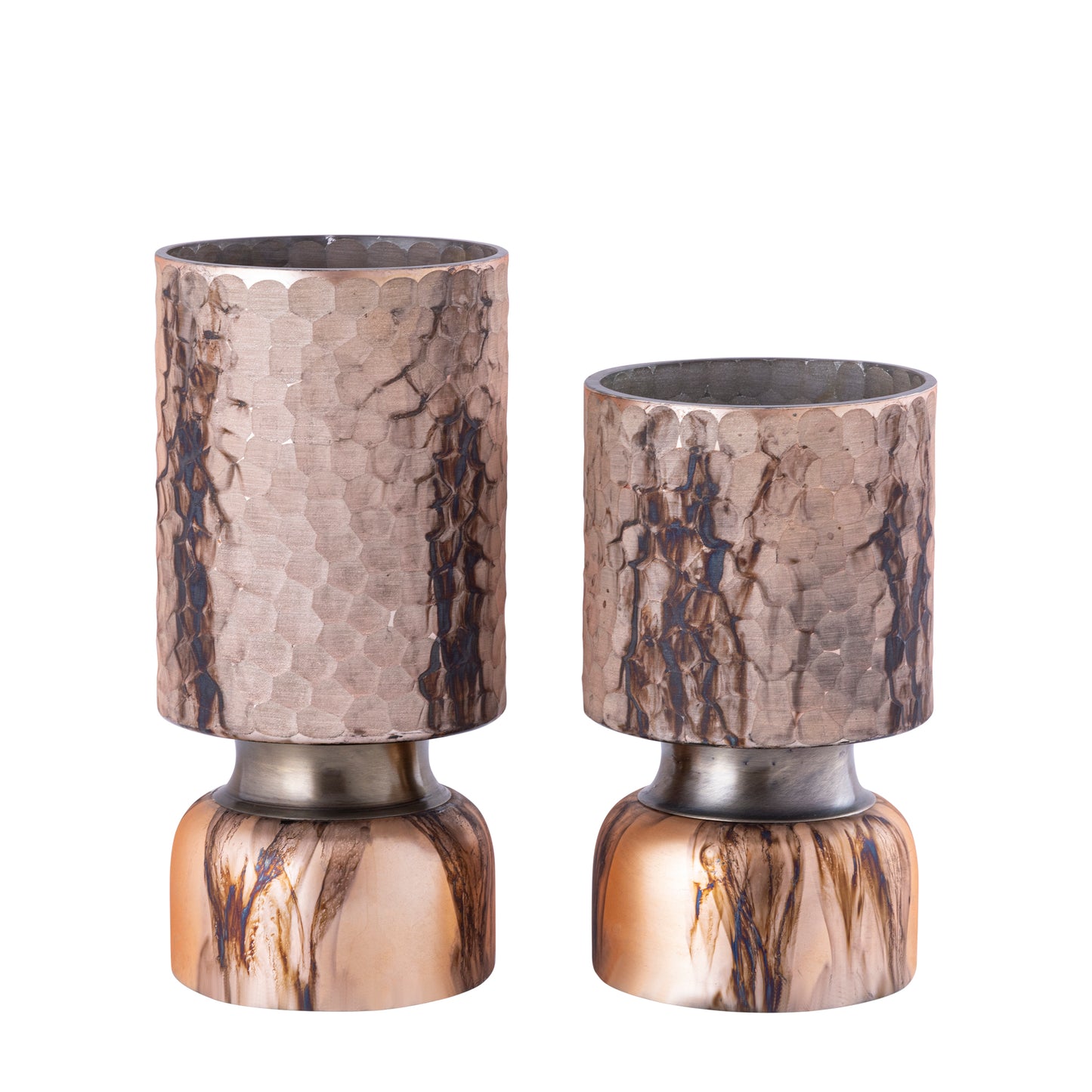 Belinsu Copper Glass Stormlight Etched Round S