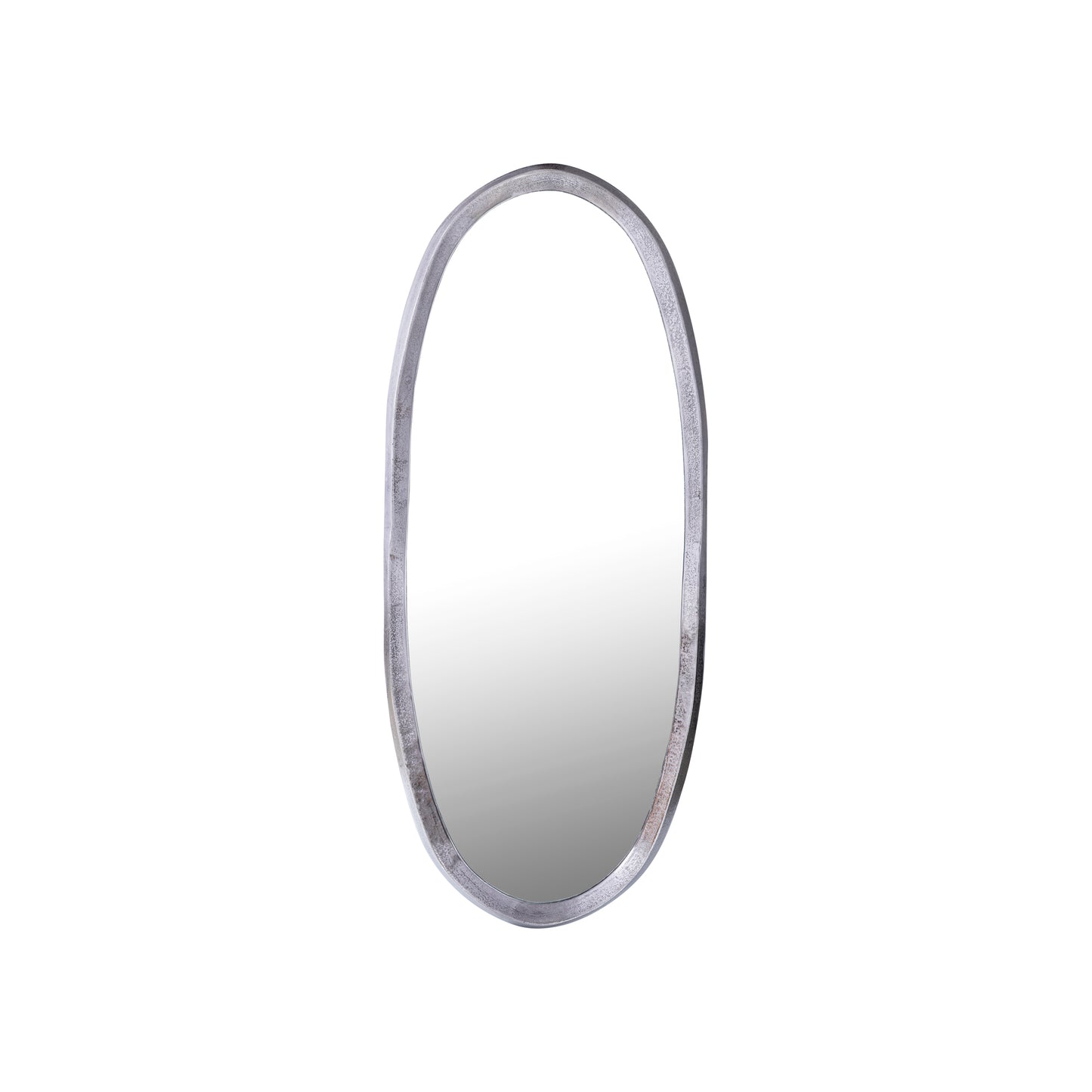 Limera Nickel Alu Oval Mirror Irregular Border S