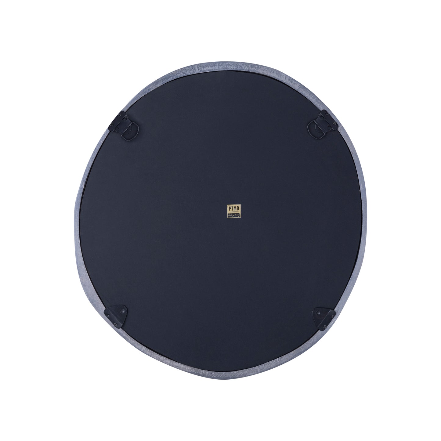 Limera Nickel Alu Round Mirror Irregular Border S