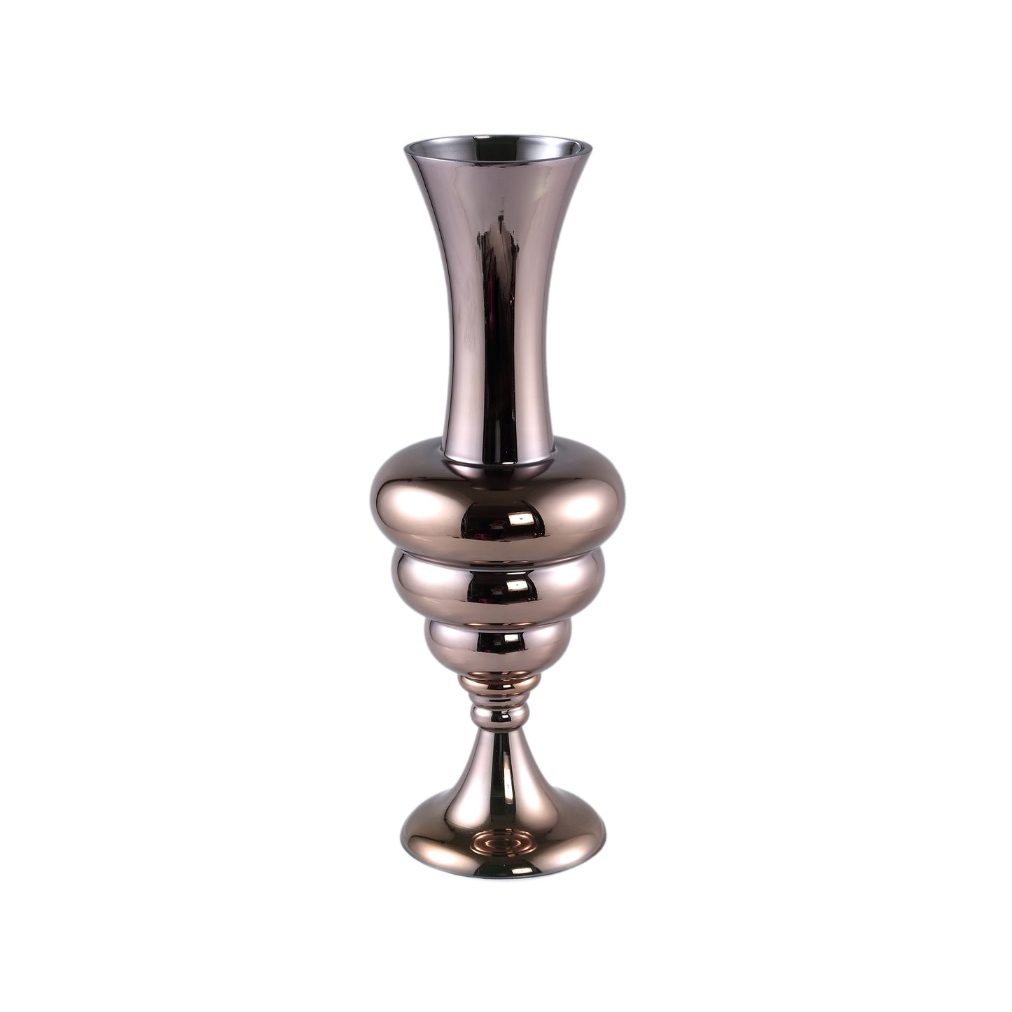 Nimai Copper Antique Shaped Glass Vase Shiny S