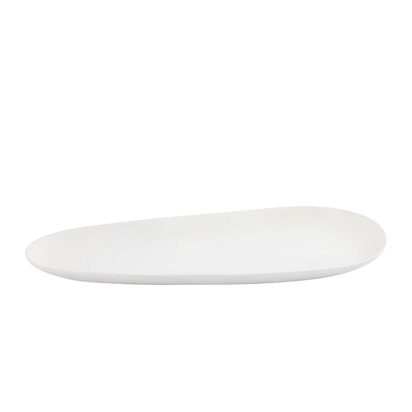 Elzye Cream Casted Alu Oval Plate Large