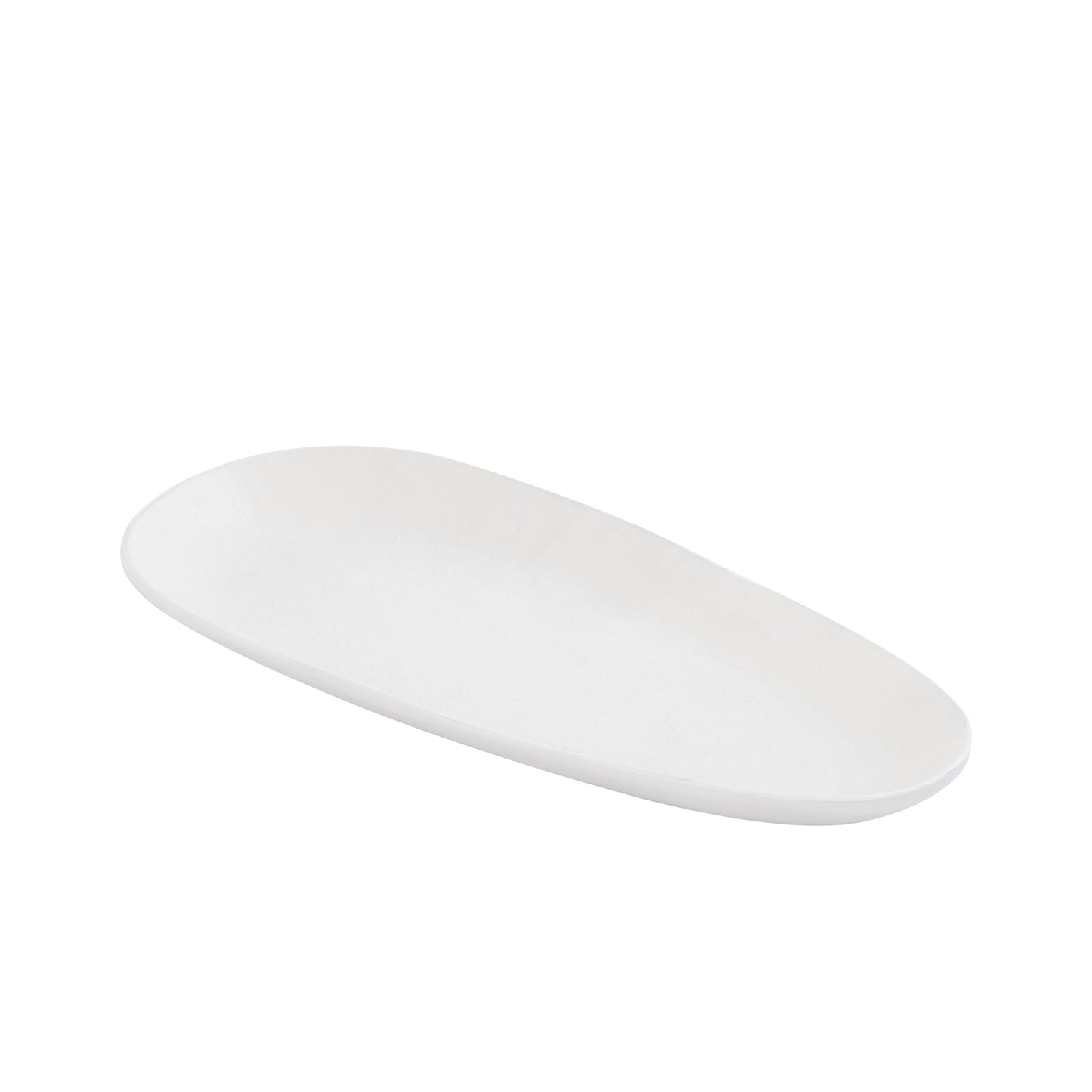 Elzye Cream Casted Alu Oval Plate Small