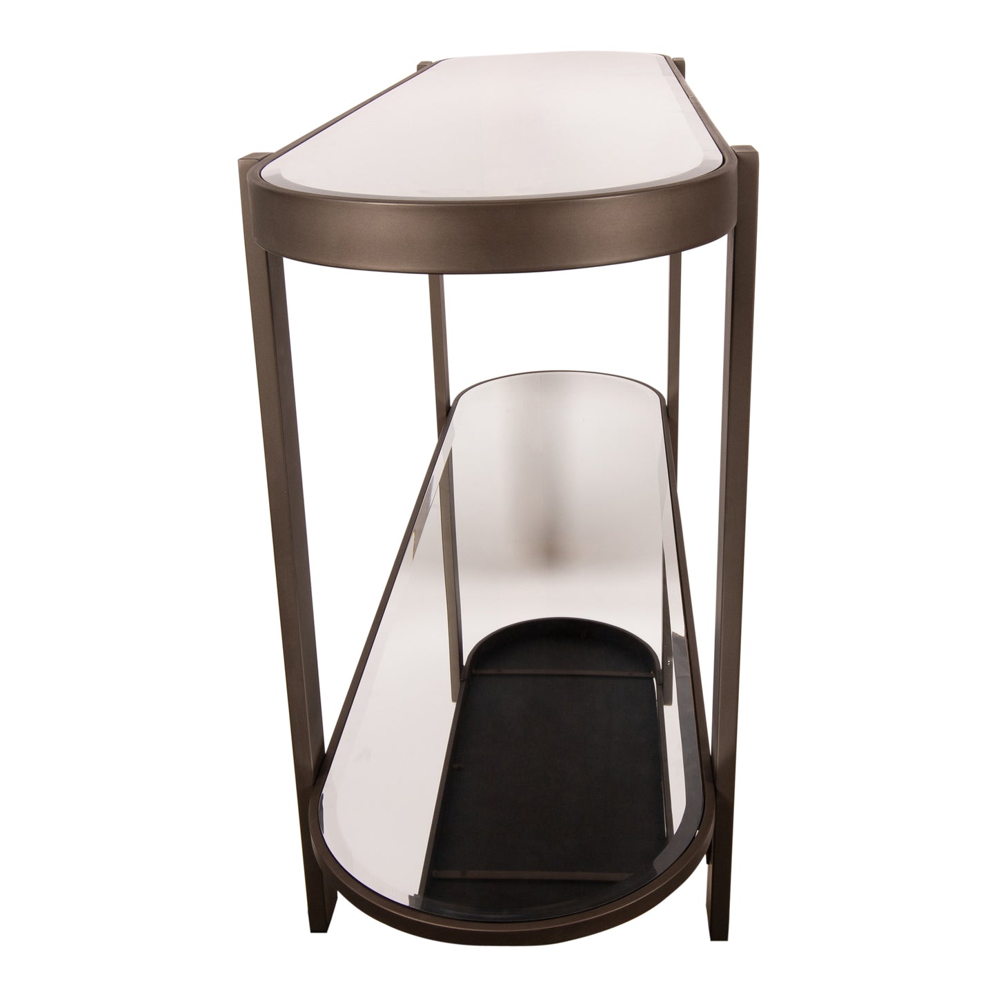 Yozan Console Table Mirror Metal Legs