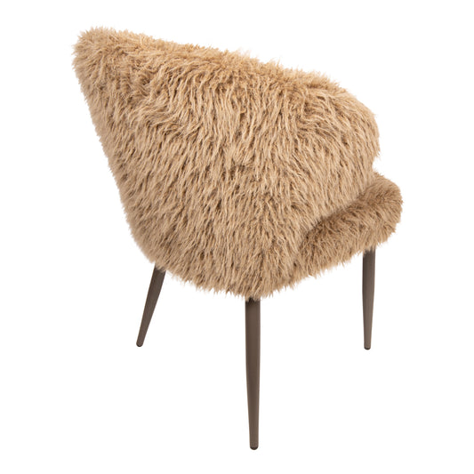 Ares Dining Chair Hair Brown (set of 2)