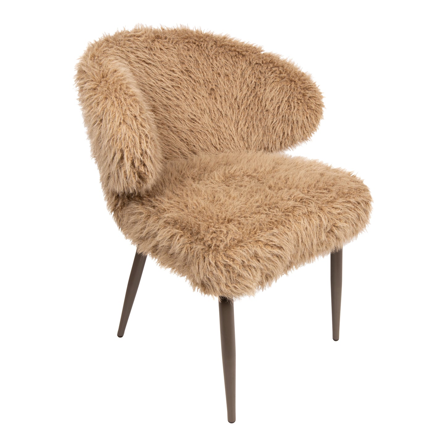 Ares Dining Chair Hair Brown (set of 2)