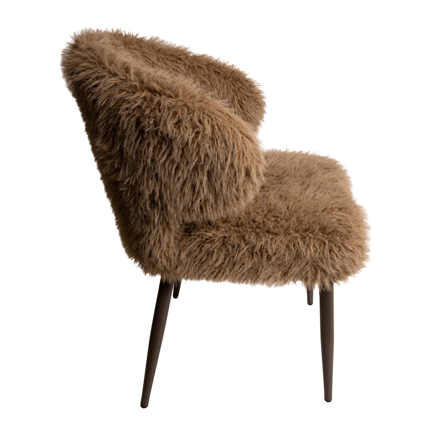 Ares Dining Chair Hair Brown (set of 2)