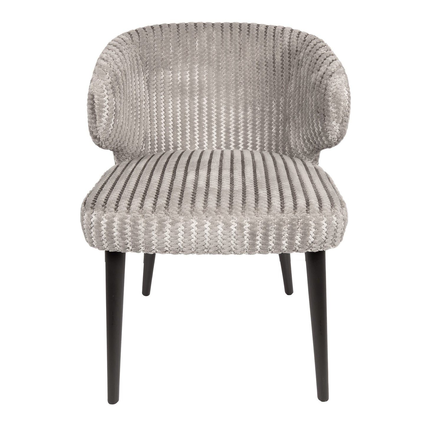 Fiori Beige 09 Dining Chair Dark Brown Wood Legs