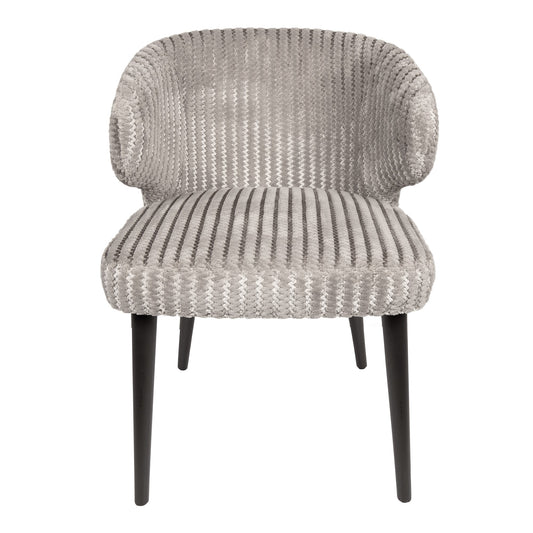 Fiori Beige 09 Dining Chair Dark Brown Wood Legs