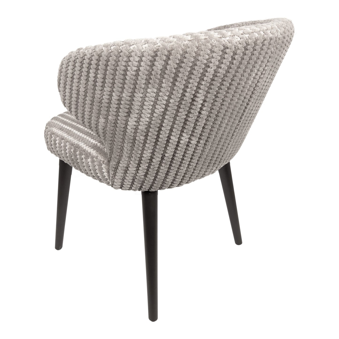 Fiori Beige 09 Dining Chair Dark Brown Wood Legs