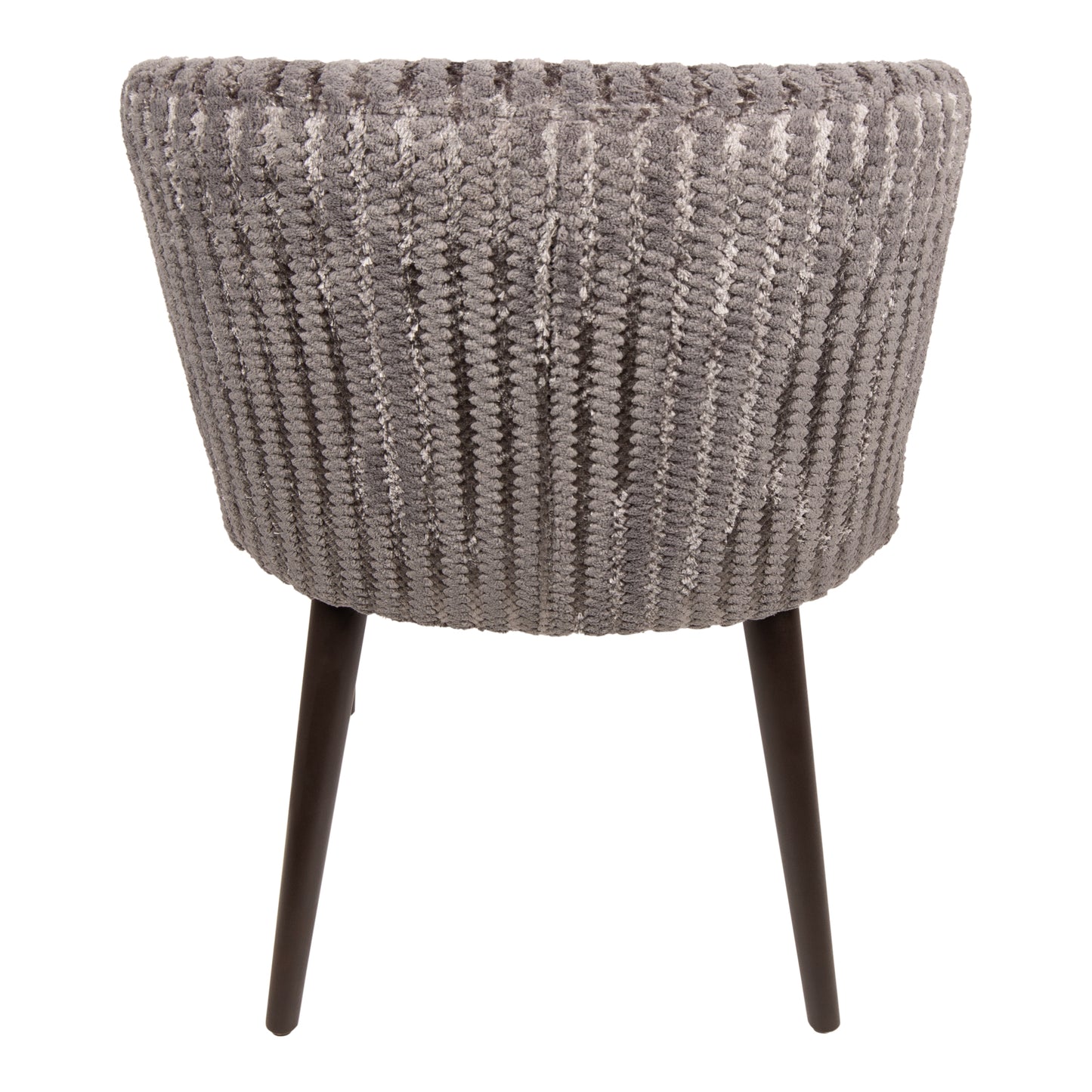 Fiori Taupe 19 Dining Chair Dark Brown Wood Legs