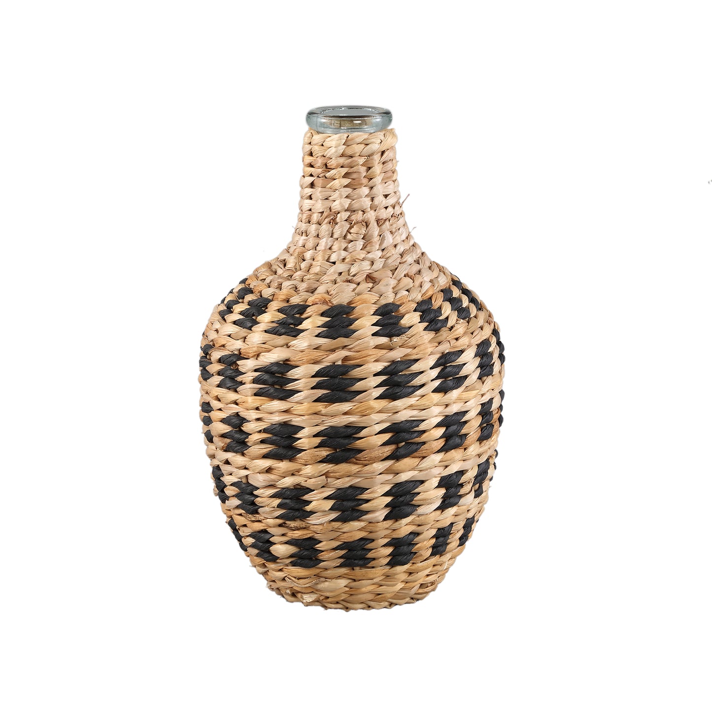 Williams Natural Black Glass With Paper Vase L