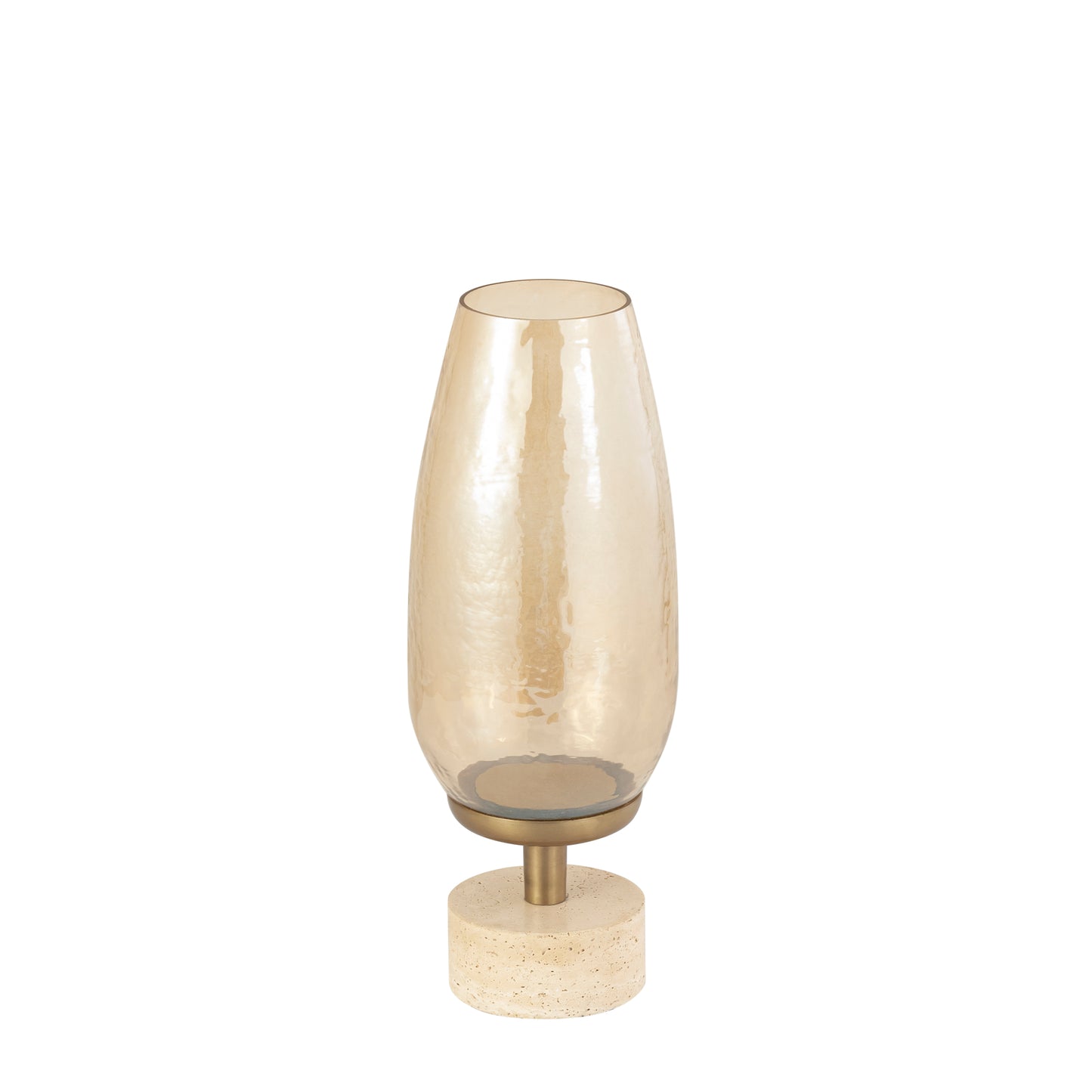 Sajeth Brass Luster Glass Stormlight On Base M