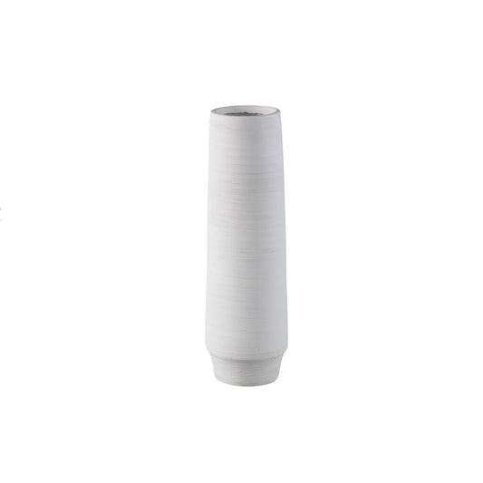 Zonna White Matt Ceramic High Vase S