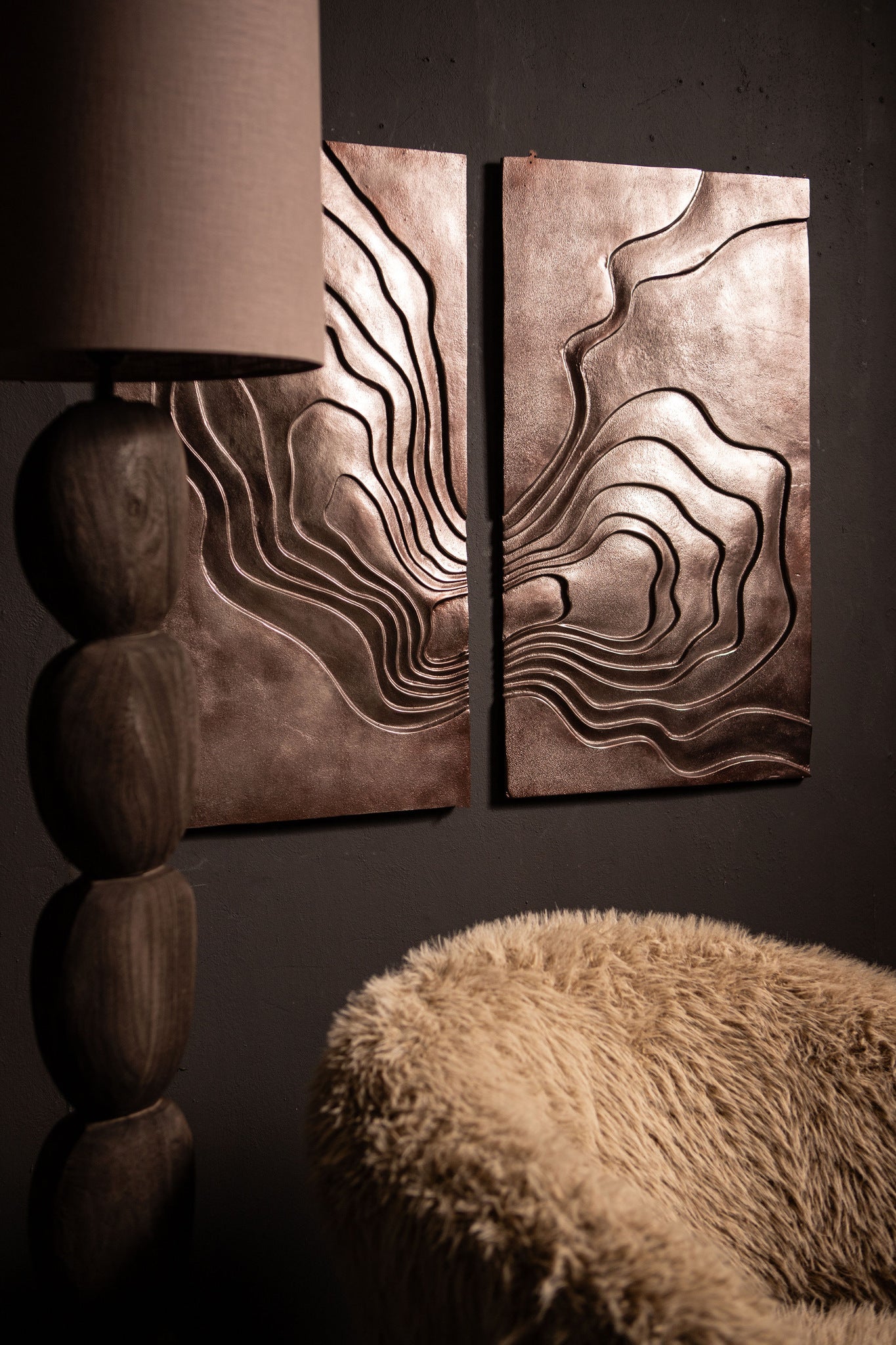 Kodey Brown Mango Wood Floor Lamp Base