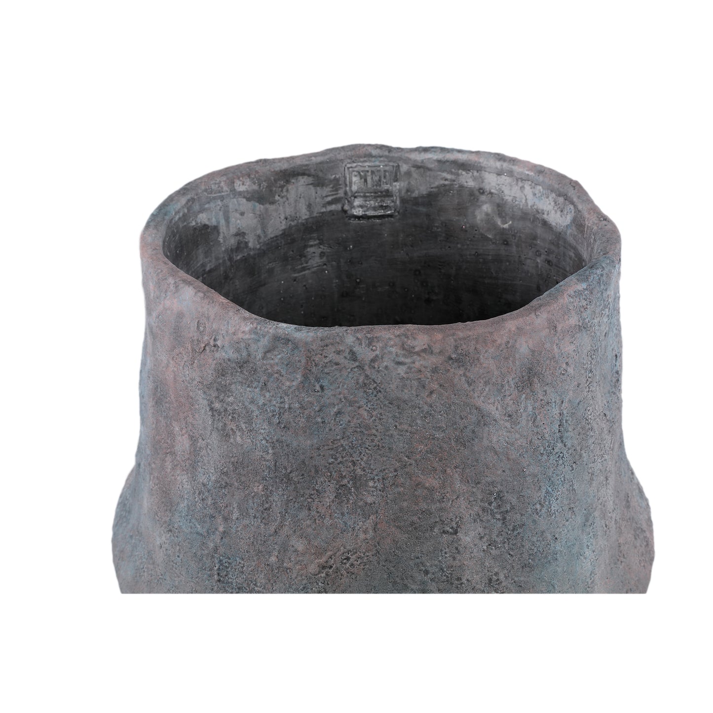Javay Grey Cement Round Organic Pot Rough XL