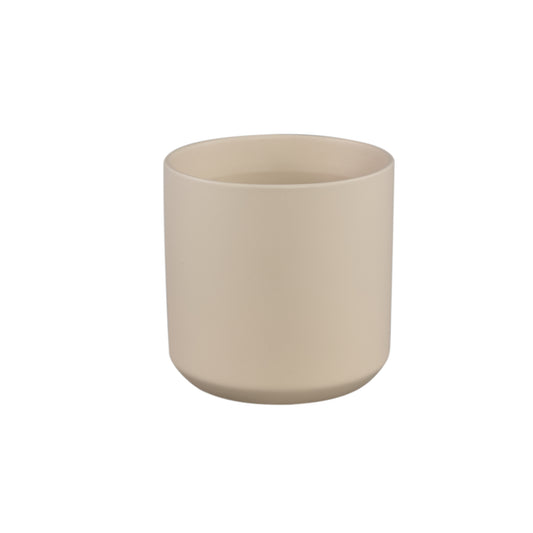Fatima Cream Round Ceramic Pot XL