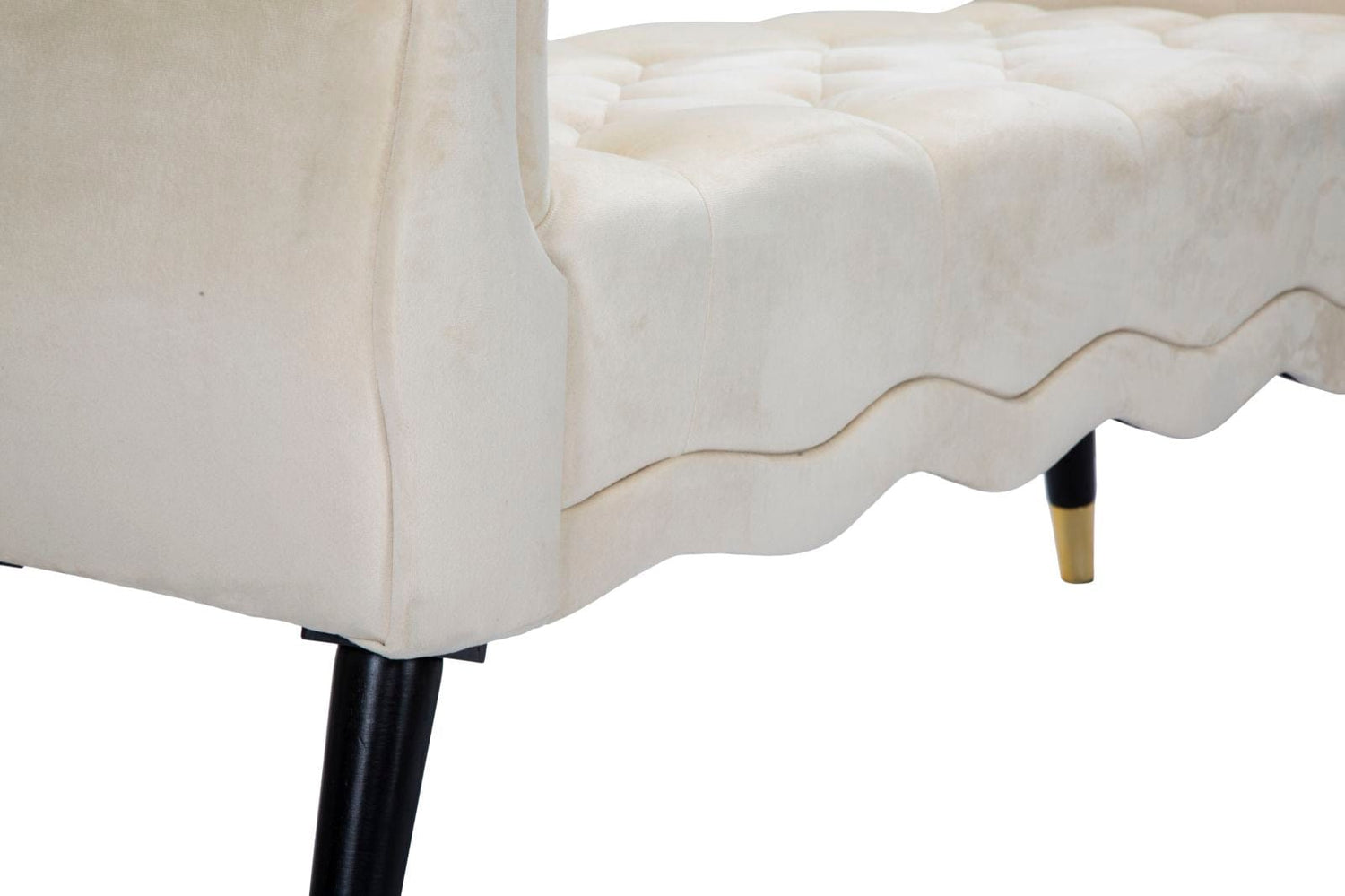 Mauro Ferretti BENCH PARIS CREMA/GOLD CM 120X40X60