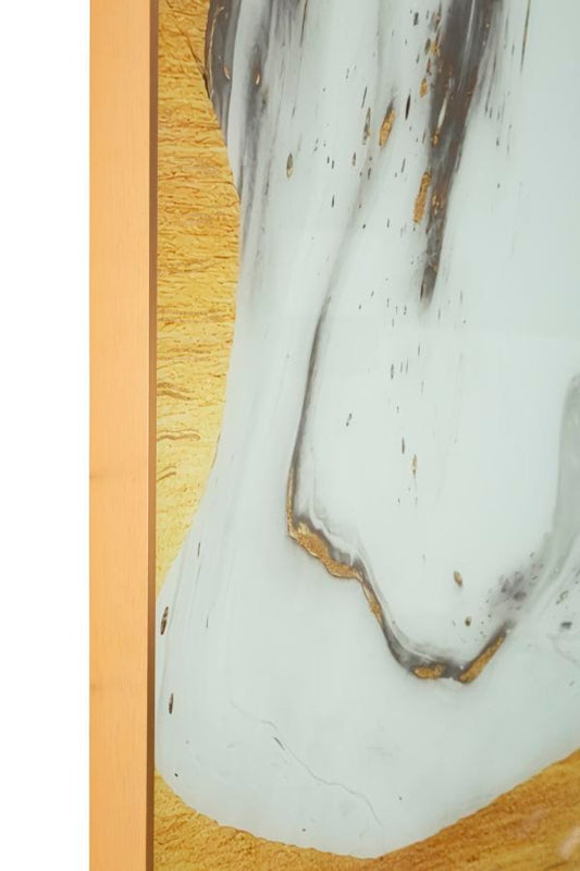 Mauro Ferretti GLASS WALL PANEL WITH FRAME GHOSTLY CM 80X3,5X120