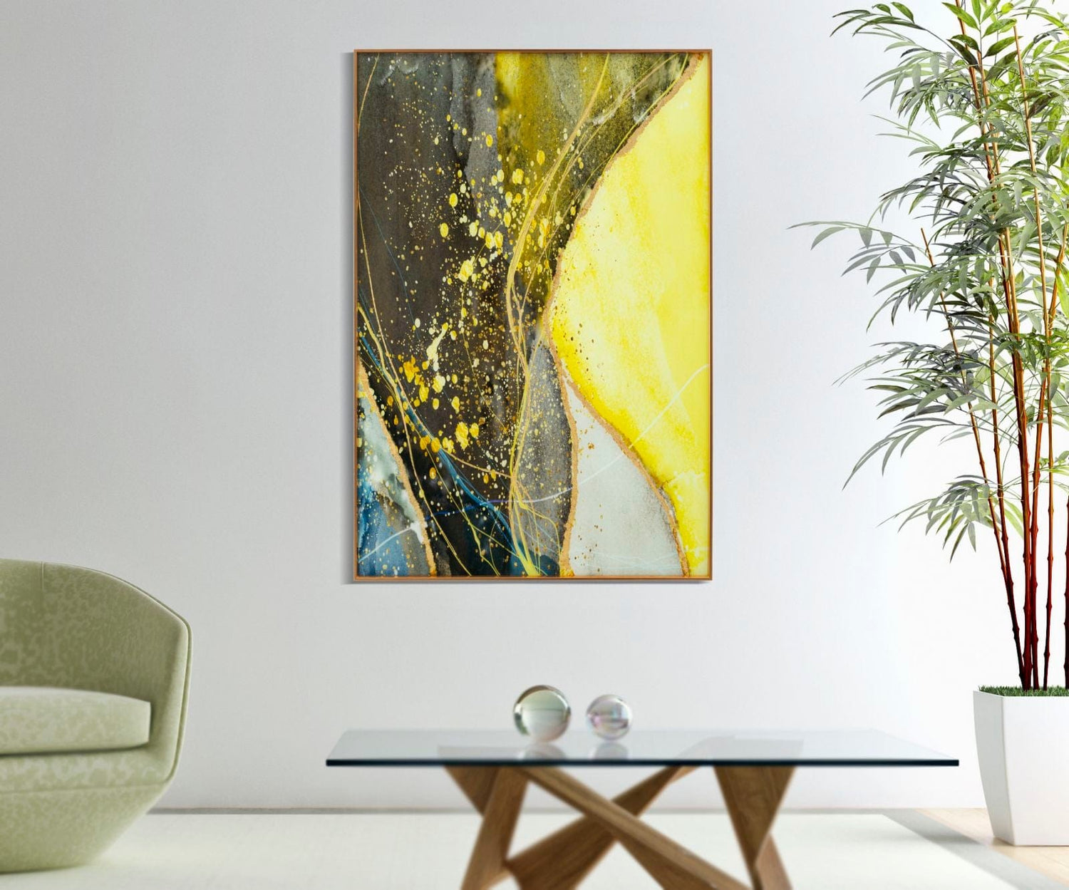 Mauro Ferretti GLASS WALL PANEL WITH FRAME SUNNY CM 80X3,5X120
