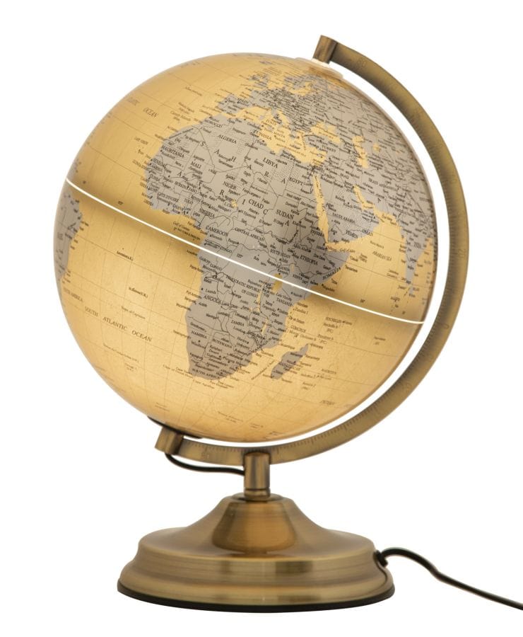 Mauro Ferretti GLOBE ORANGE C/LUCE CM Ø 25X38
