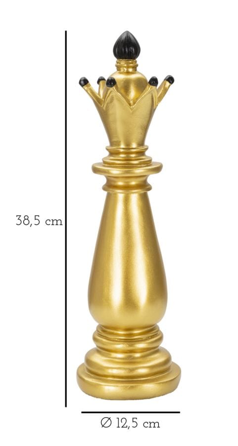 Mauro Ferretti GOLD AND BLACK BISHOP CM Ø 12,5X38,5