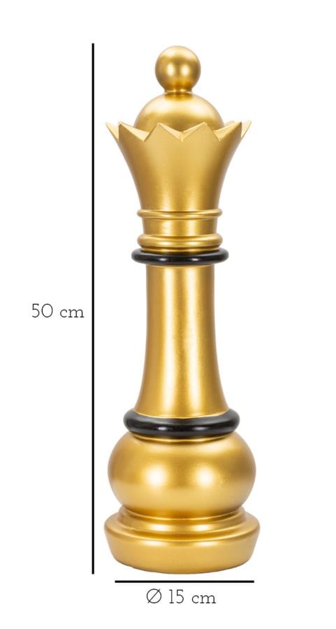 Mauro Ferretti GOLD AND BLACK QUEEN CM Ø 15X50