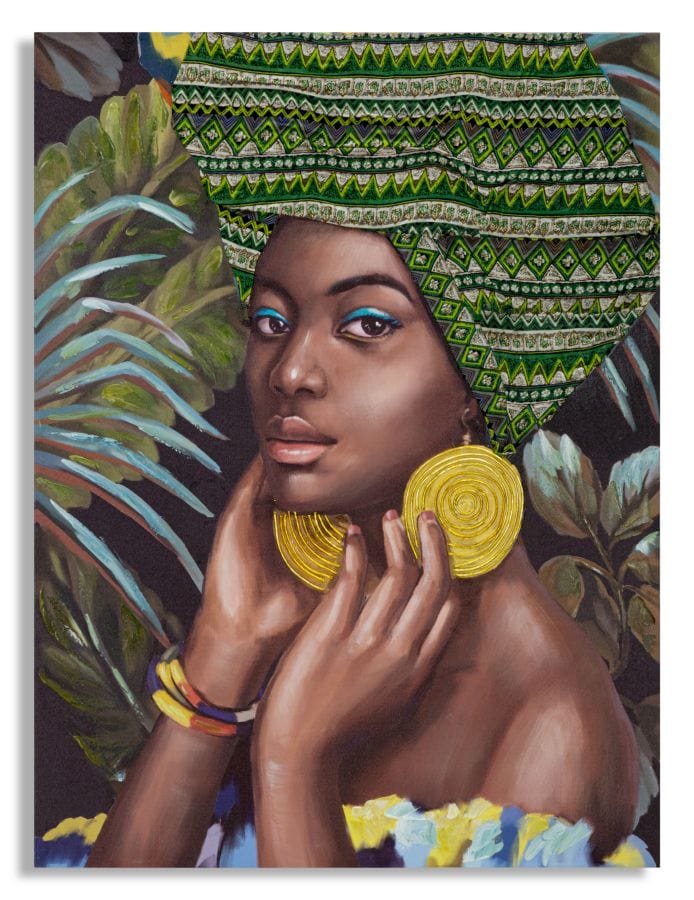 Mauro Ferretti HANDMADE WALL PAINTING KELLY -A- 90X3X120