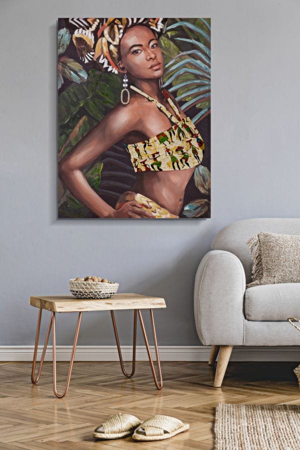 Mauro Ferretti HANDMADE WALL PAINTING KELLY -B- 90X3X120