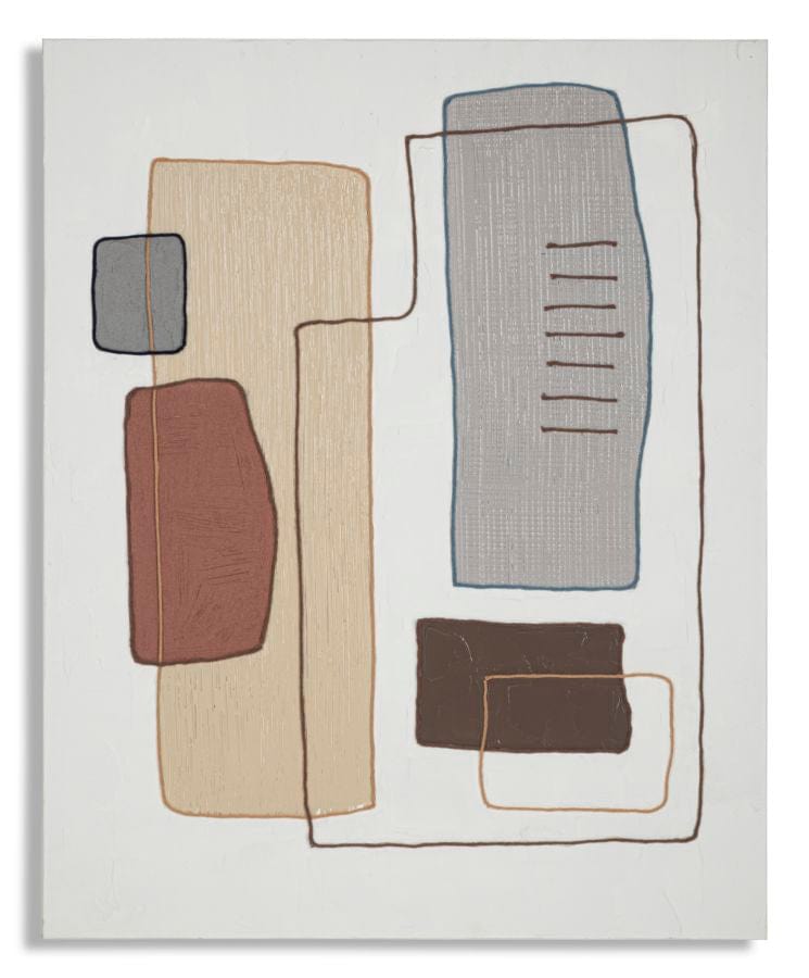 Mauro Ferretti HANDMADE WALL PAINTING PAINT -B- CM 80X2,8X100