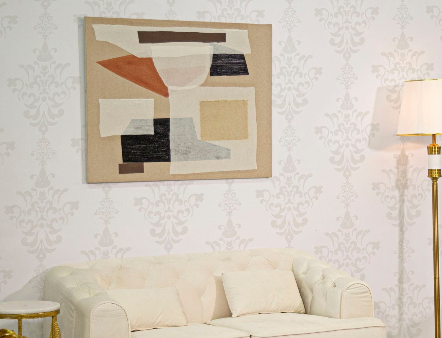 Mauro Ferretti HANDMADE WALL PAINTING REDY -A- CM 80X2,8X100