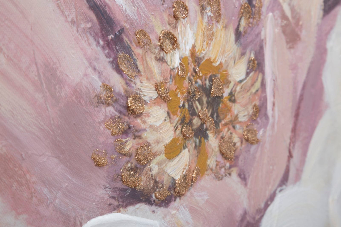 Mauro Ferretti HANDMADE WALL PAINTING SOFT FLOWER CM 
 100X3,7X80