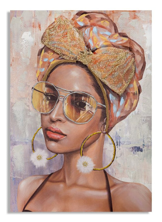Mauro Ferretti HANDMADE WALL PAINTINGJENNIFER -B- CM 70X3X100