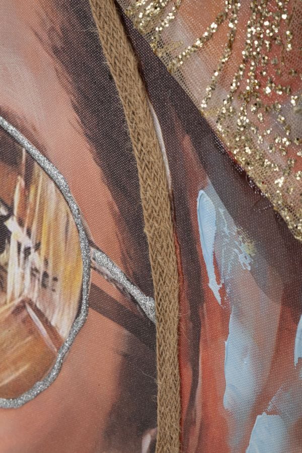 Mauro Ferretti HANDMADE WALL PAINTINGJENNIFER -B- CM 70X3X100
